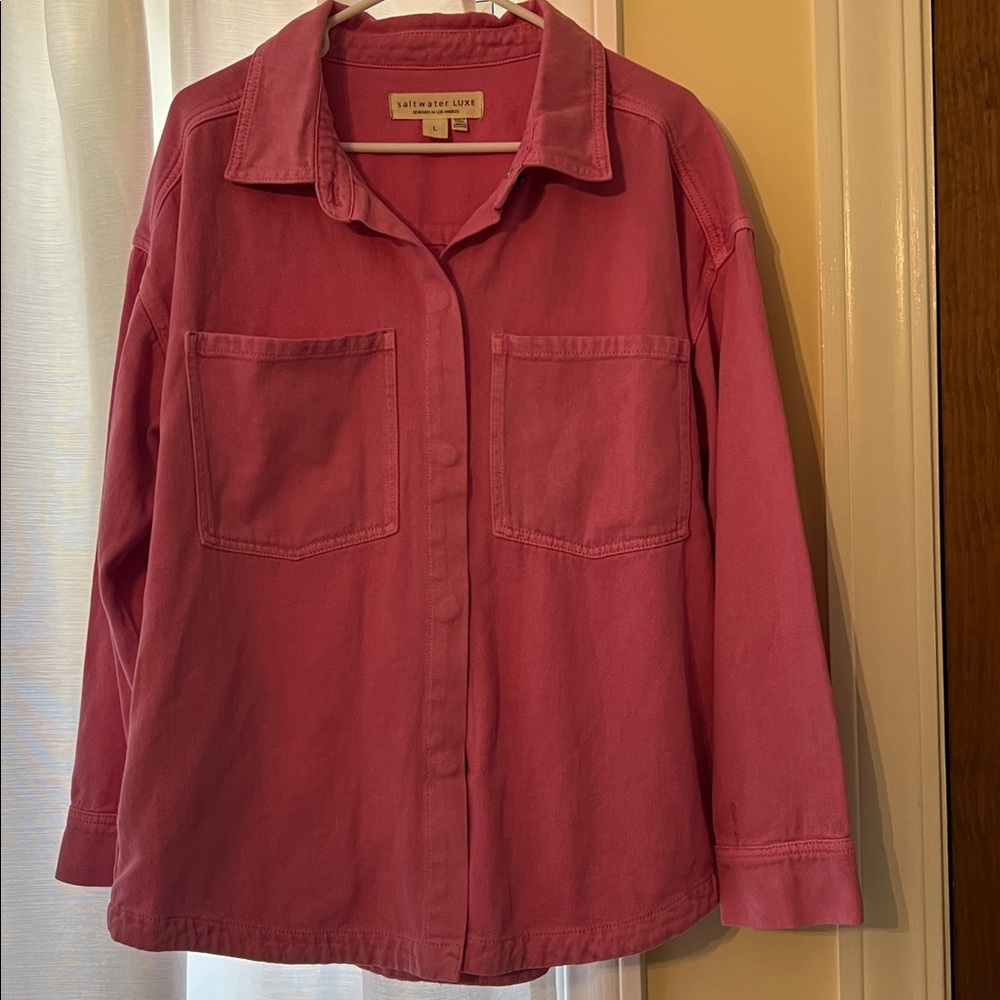 Saltwater LUXE Vibrant Pink Shirt